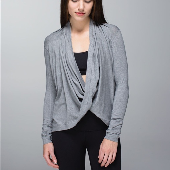 lululemon athletica Tops - Lululemon Iconic Wrap Grey
